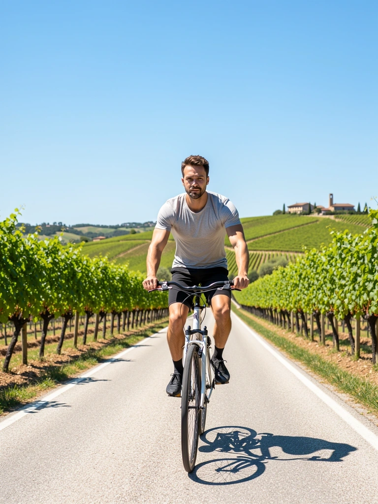 Active lifestyle in the Italian countryside
