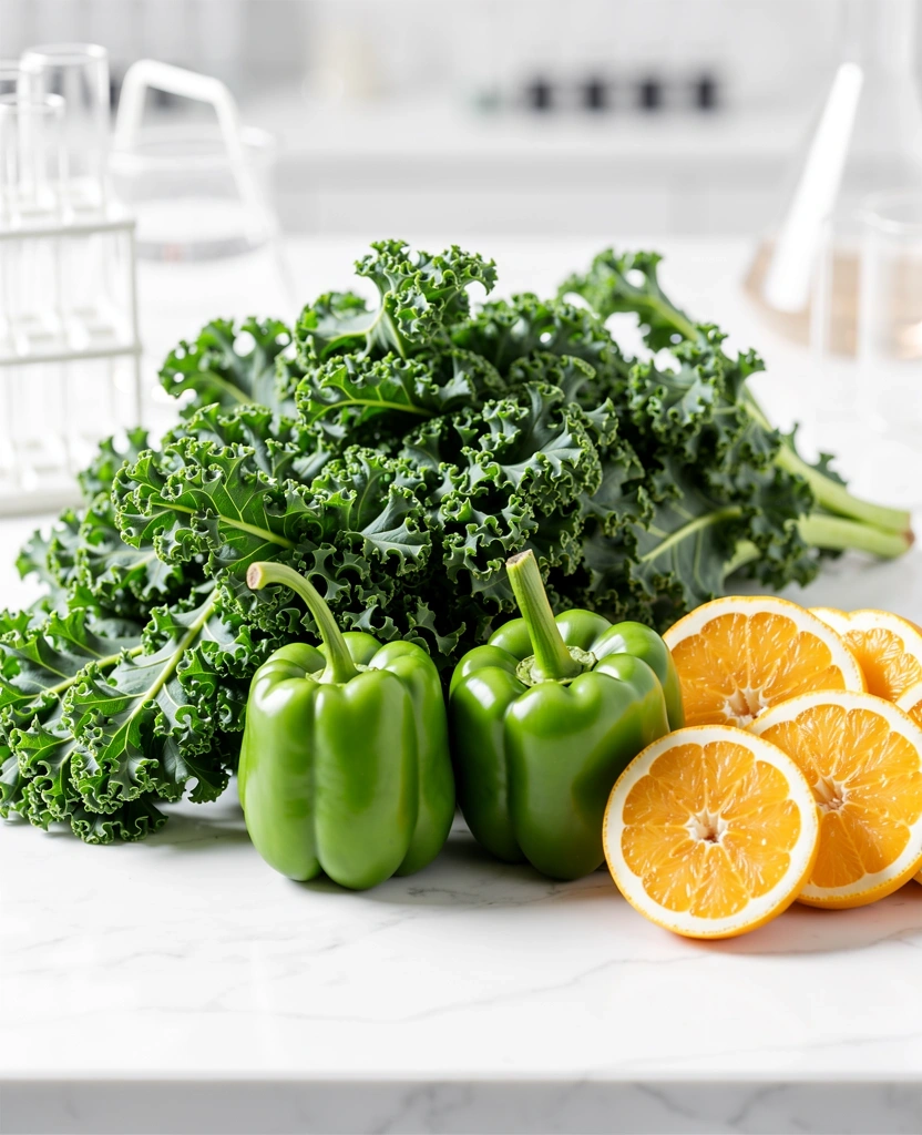 Fresh organic vegetables and fruits